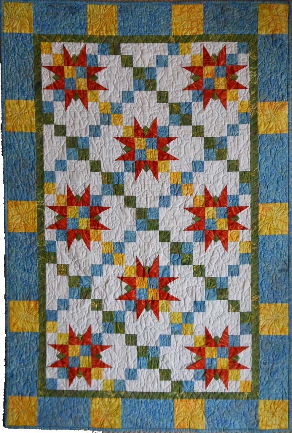 Folded+Star+Quilt+Block ... by Colleen Granger , Quilt Artist, Sew Little Time Quilting