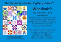 The Quilterly Murder Mystery Game The Quilterly Murder Mystery Game