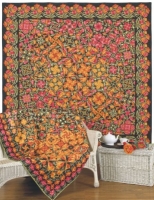 Cover Quilts - Poppies in Paradise (wall); Poppy Fields Forever (chair)